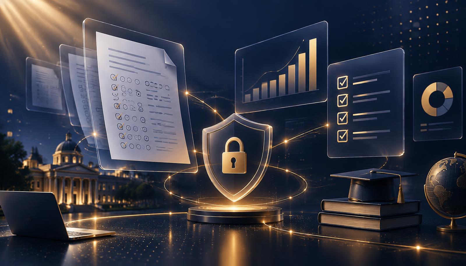 Secure digital evaluation platform visual